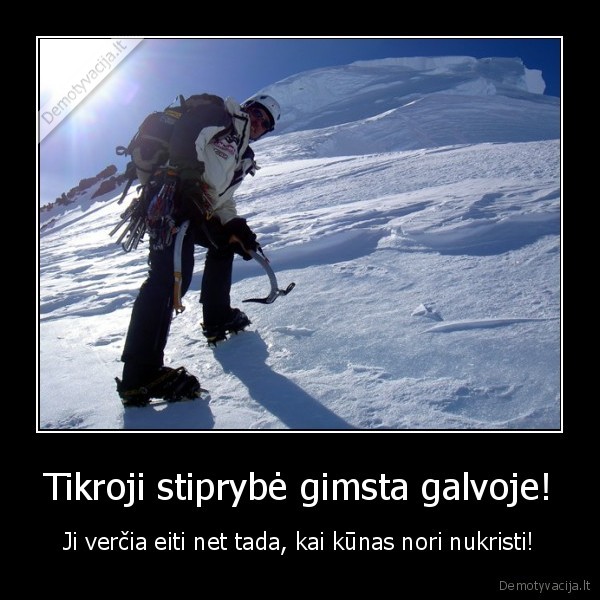 stiprybe,kunas,nukristi