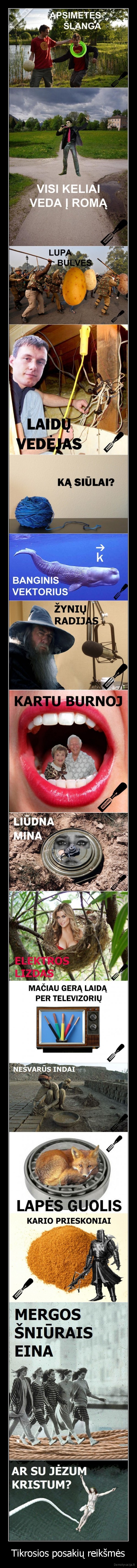 posakiai,lietuviski, posakiai,kitokios, zodziu, reiksmes