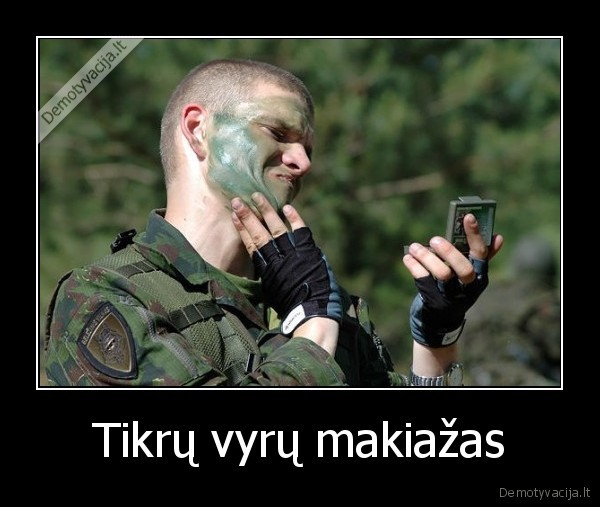 Tikrų vyrų makiažas