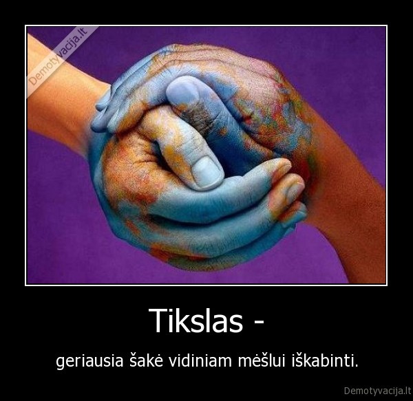 tikslas,meslas,vidinis,sake