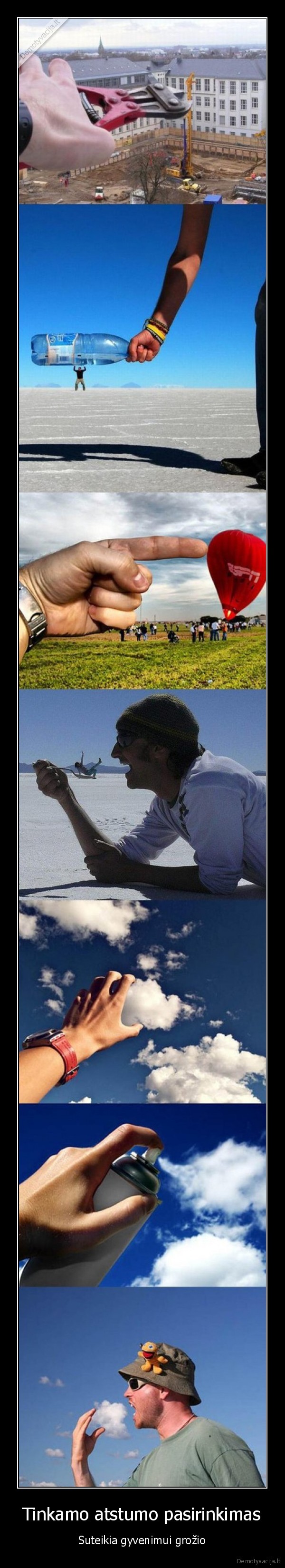 Tinkamo atstumo pasirinkimas