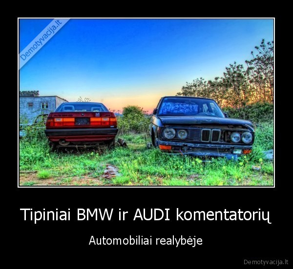 bmw, fanai,audi, fanai,interneto, komentatoriai