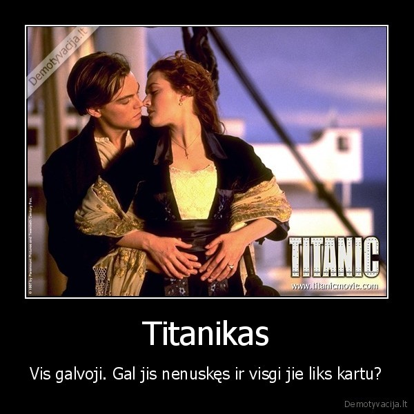 titanikas, skenduolis