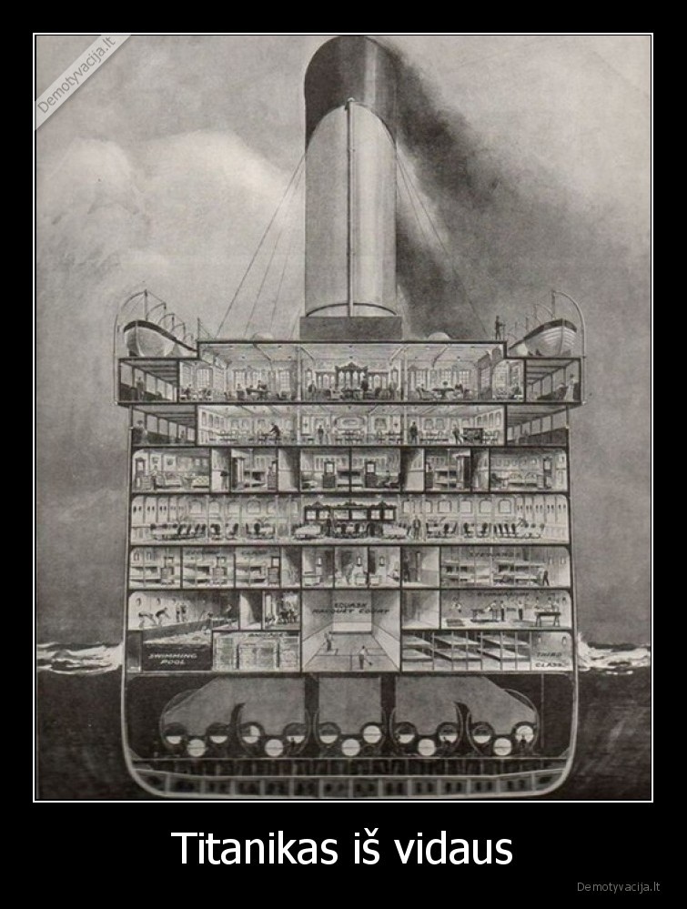 titanikas,vidus