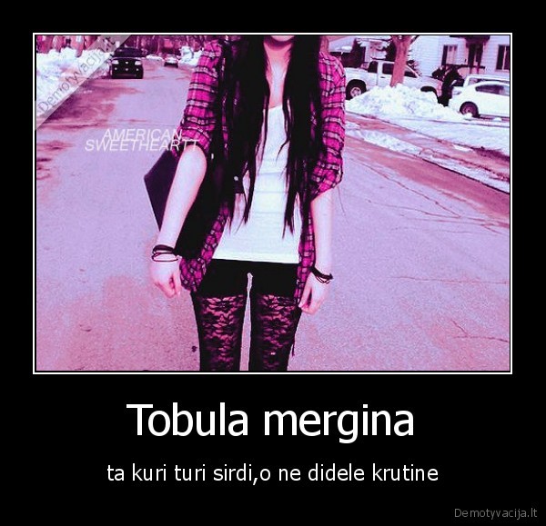 Tobula mergina
