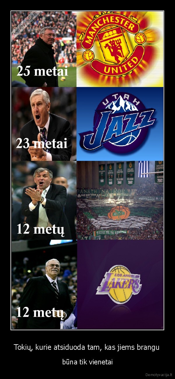 treneriai,sportas,komandos,man, utd,panathinaikos,utah, jazz,lakers,jakson