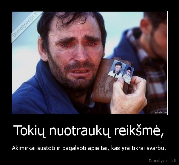 Tokių nuotraukų reikšmė,