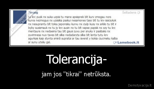 Tolerancija-