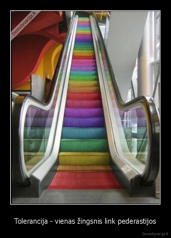 Tolerancija - vienas žingsnis link pederastijos