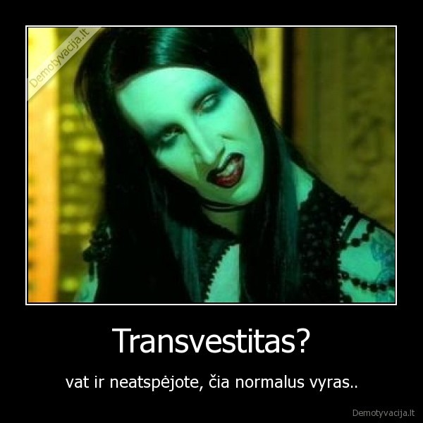 marilyn, manson,transvestitas