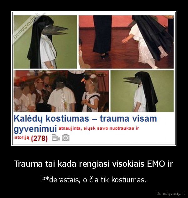 kaledos,kostiumas,trauma