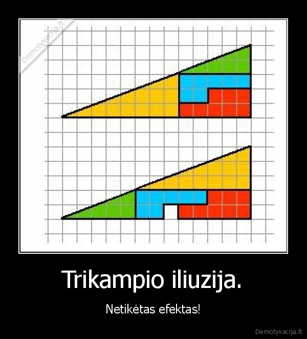 trikampis,iliuzija