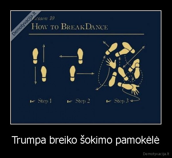 Trumpa breiko šokimo pamokėlė