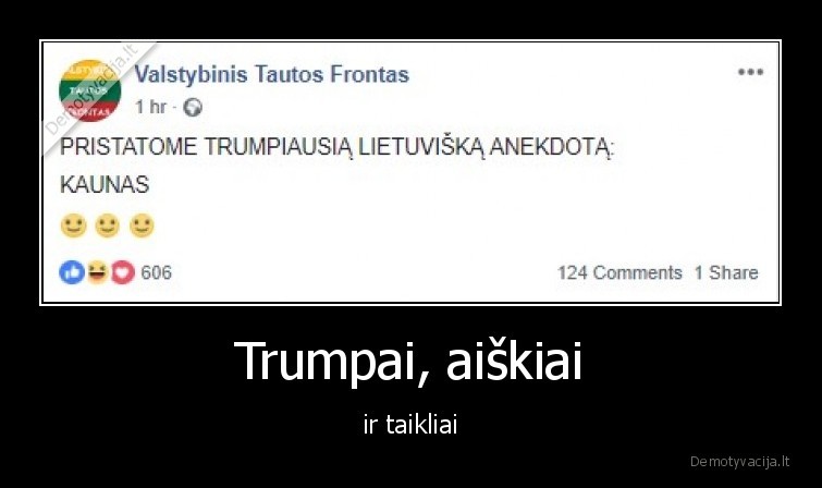 trumpai,aiskiai,taikliai,kaunas