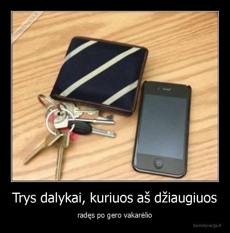 vakarelis,telefonas,raktai,pinigine