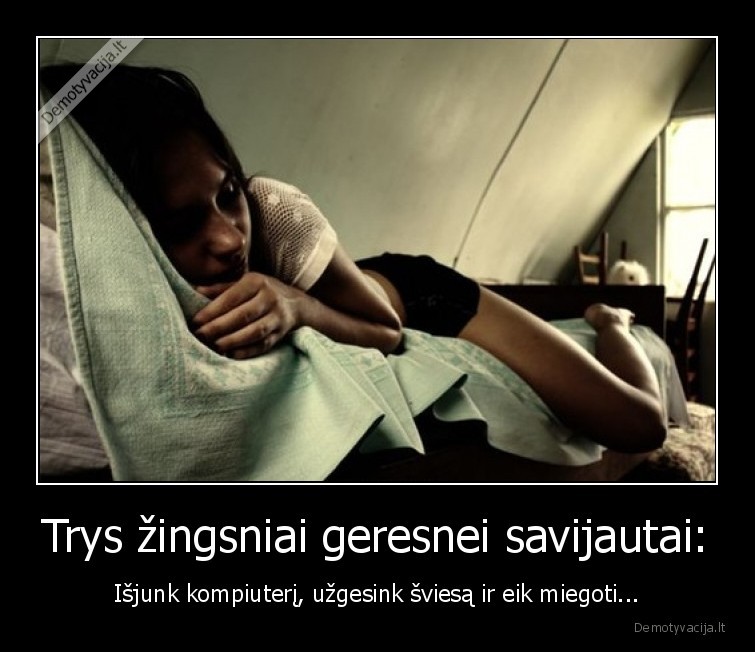 miegas,kompiuteris,savijauta