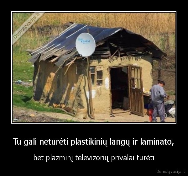 Tu gali neturėti plastikinių langų ir laminato,