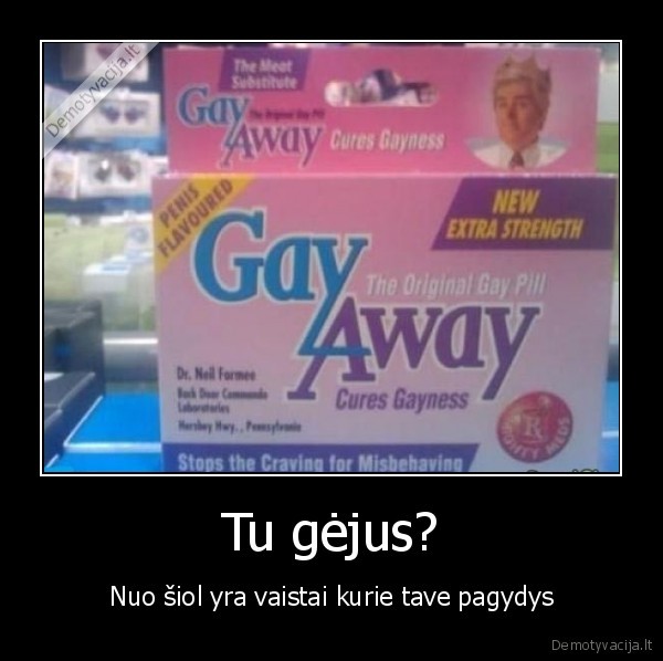 Tu gėjus?