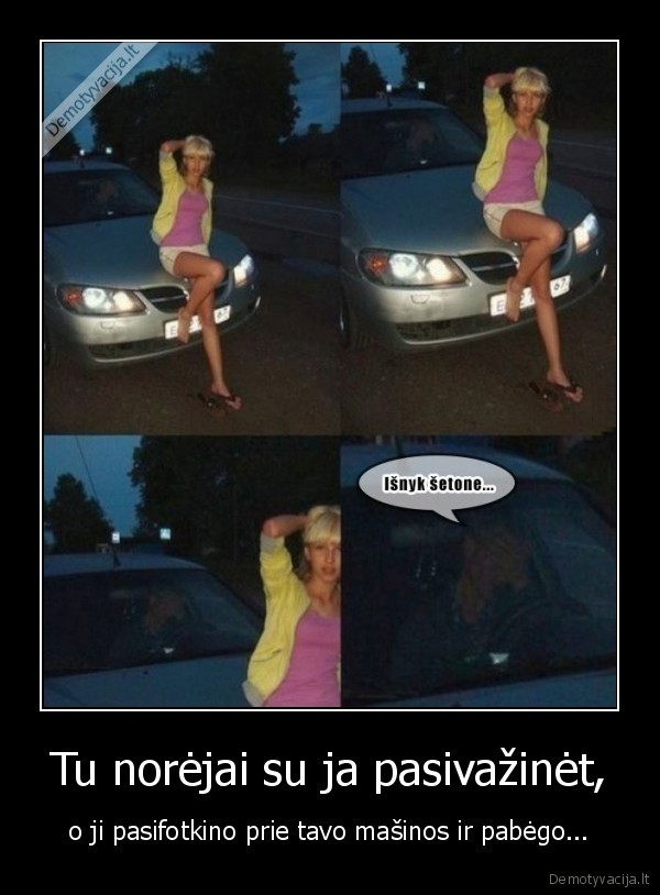 mergina,nuotrauka,masina,automobilis