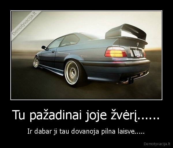 Tu pažadinai joje žvėrį......