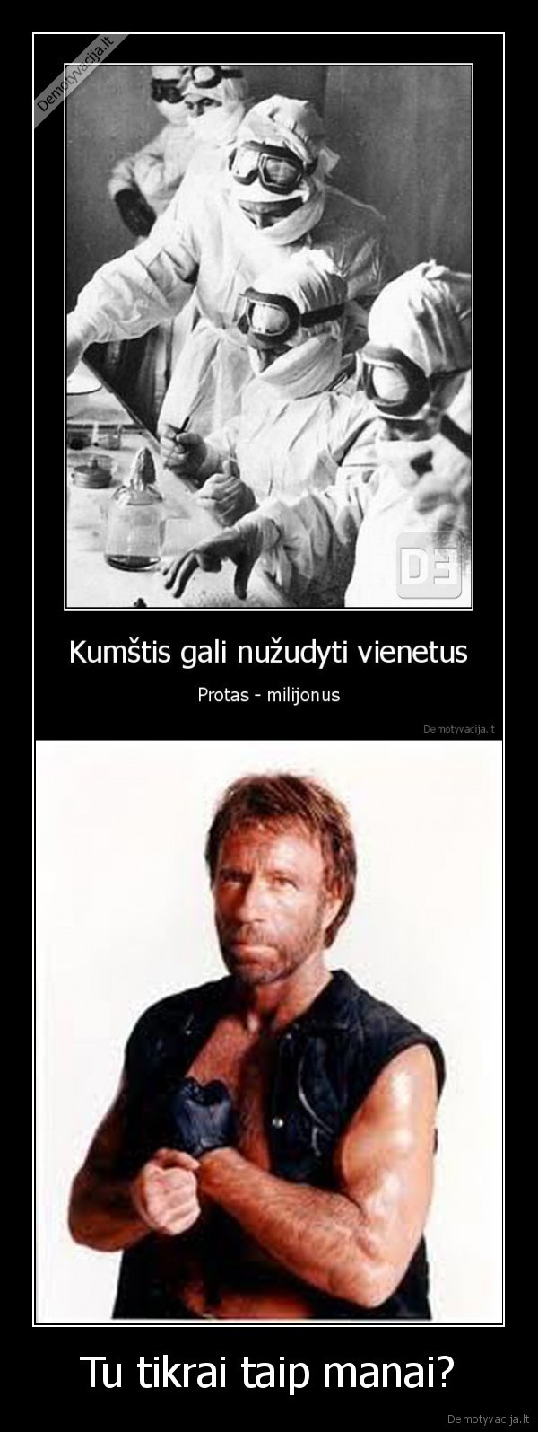 Tu tikrai taip manai?