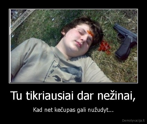 pomidorai,kecupas,nuzude