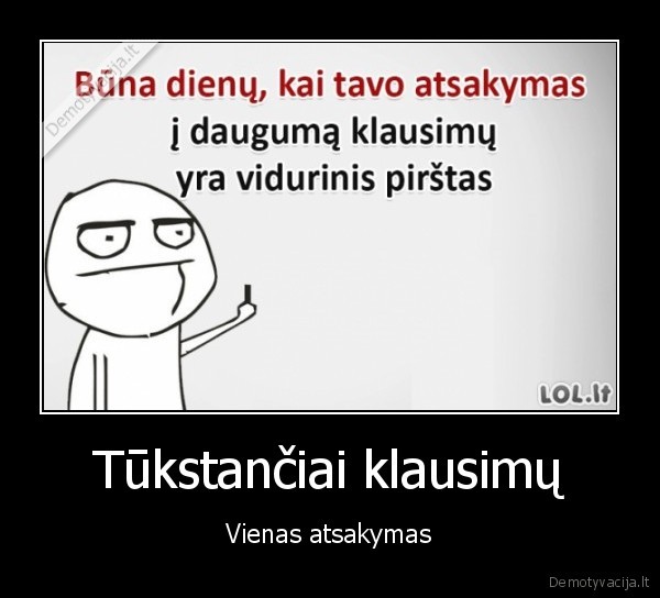 vidurinis, pirstas,fakas,klausimai