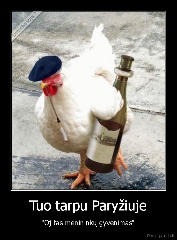 Tuo tarpu Paryžiuje