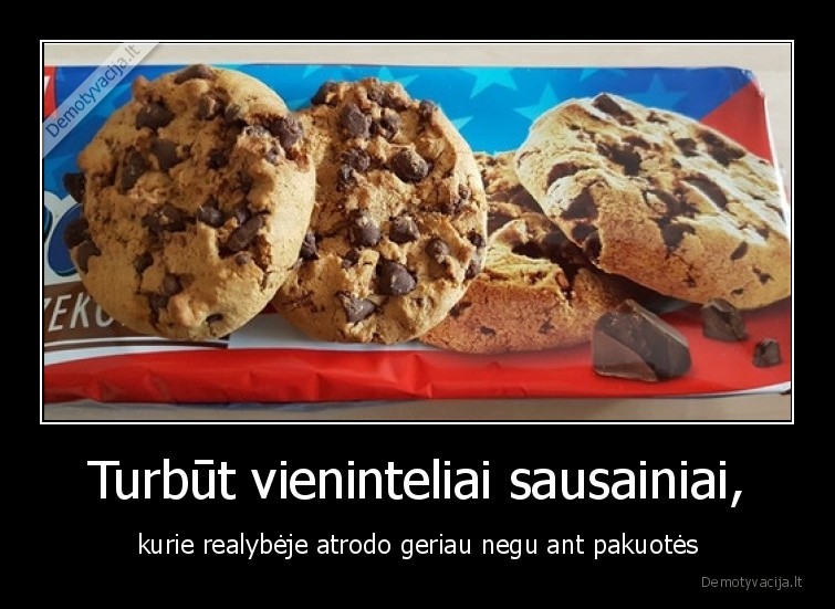 sausainiai,pakuote,realybe