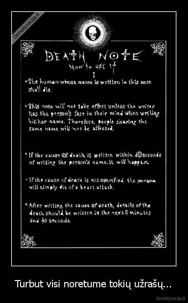 4chan,deathnote,debunote,kubilius, pats, pirmas, viduje