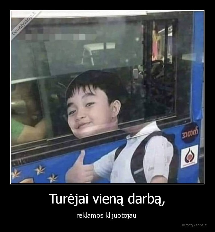 reklama,darbas,vienas