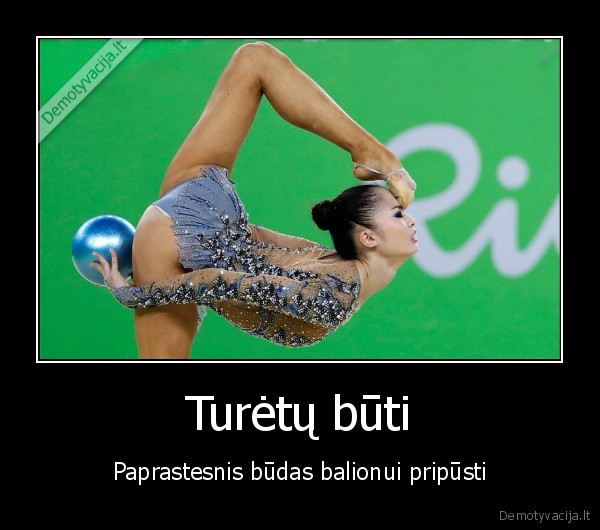 baliono, putimas,gimnastika