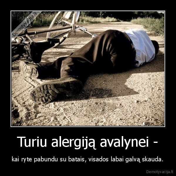 Turiu alergiją avalynei -