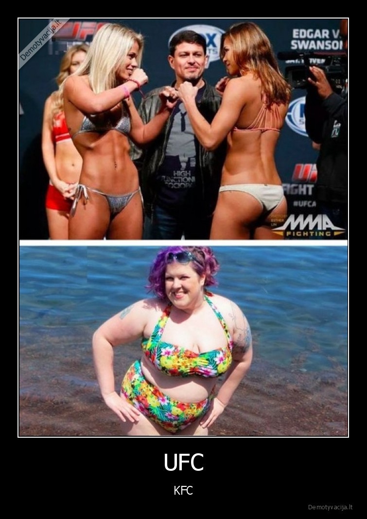 ufc,kfc,merginos,mergina,stora,sportas