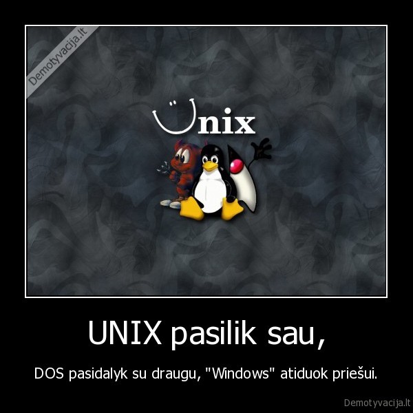 UNIX pasilik sau,