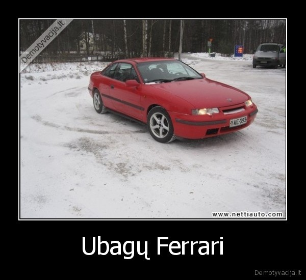 Ubagų Ferrari