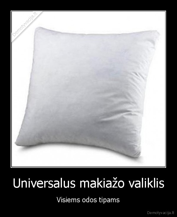 Universalus makiažo valiklis