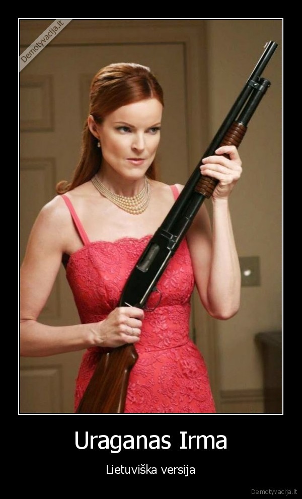 uraganas,irma,pikta,zmona