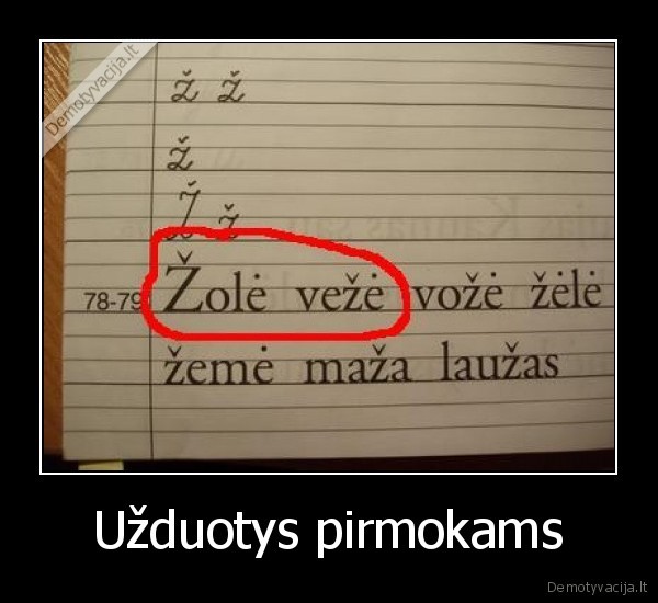 zole,pirmokai
