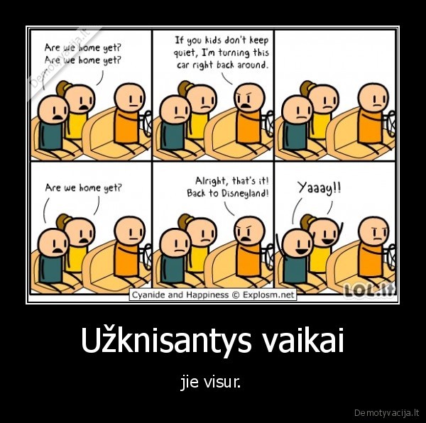 Užknisantys vaikai
