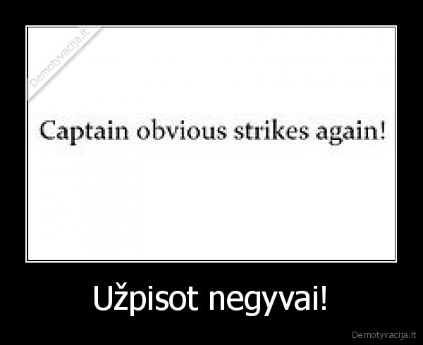 captain,obvious
