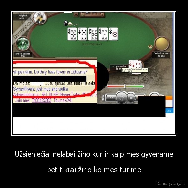 Užsieniečiai nelabai žino kur ir kaip mes gyvename