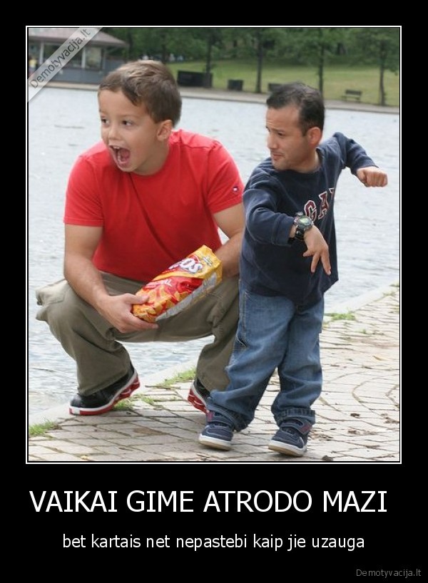VAIKAI GIME ATRODO MAZI 