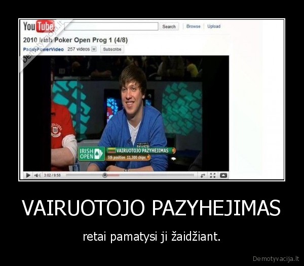 VAIRUOTOJO PAZYHEJIMAS