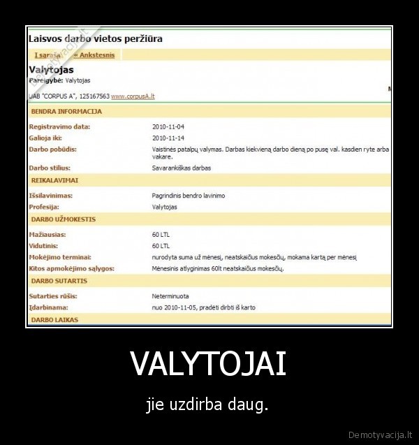 valytojas,labiausiai,norimas,darbas,lietuvoje