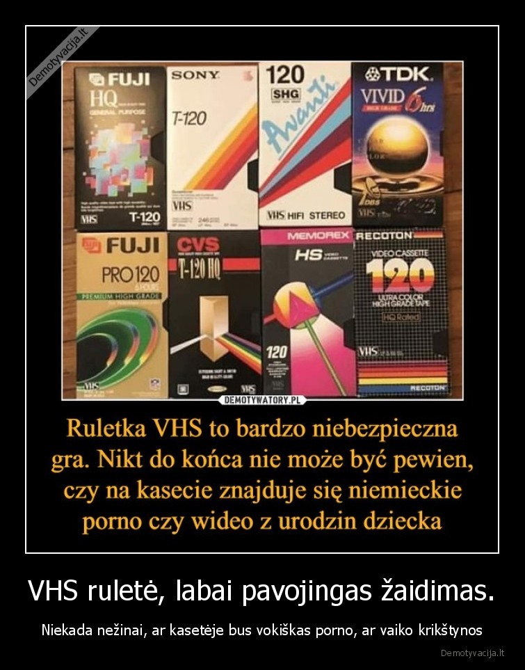 vhs,kasete,rulete,pavojinga