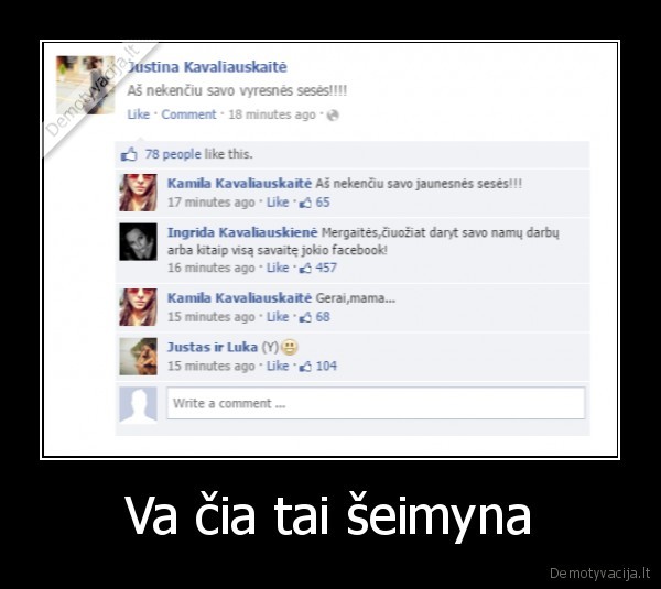 seima,juokinga,va, cia, tai, seimyna,technologijos,facebook