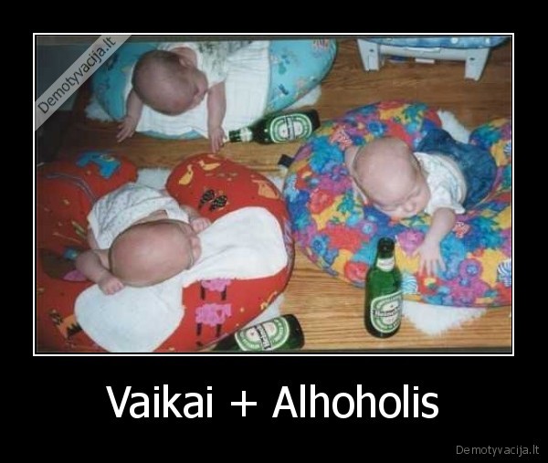 alhoholis, vaikai