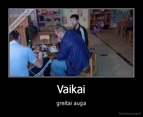 vaikai,darzelis,vyrai,geria