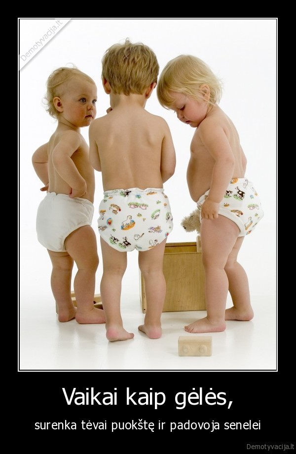 Vaikai kaip gėlės,